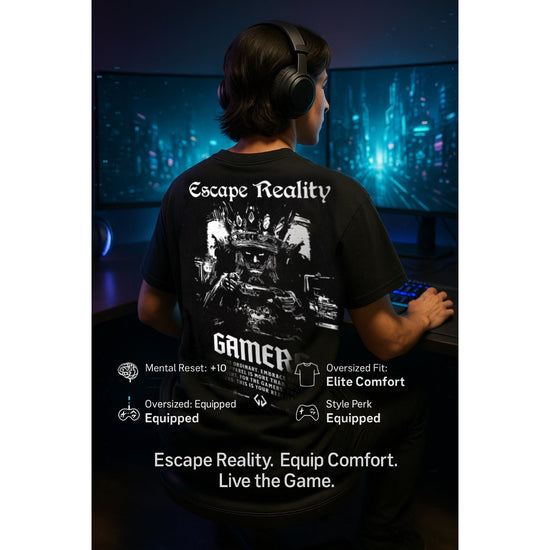 Escape Reality Oversized T-Shirt - Great Game Apparel